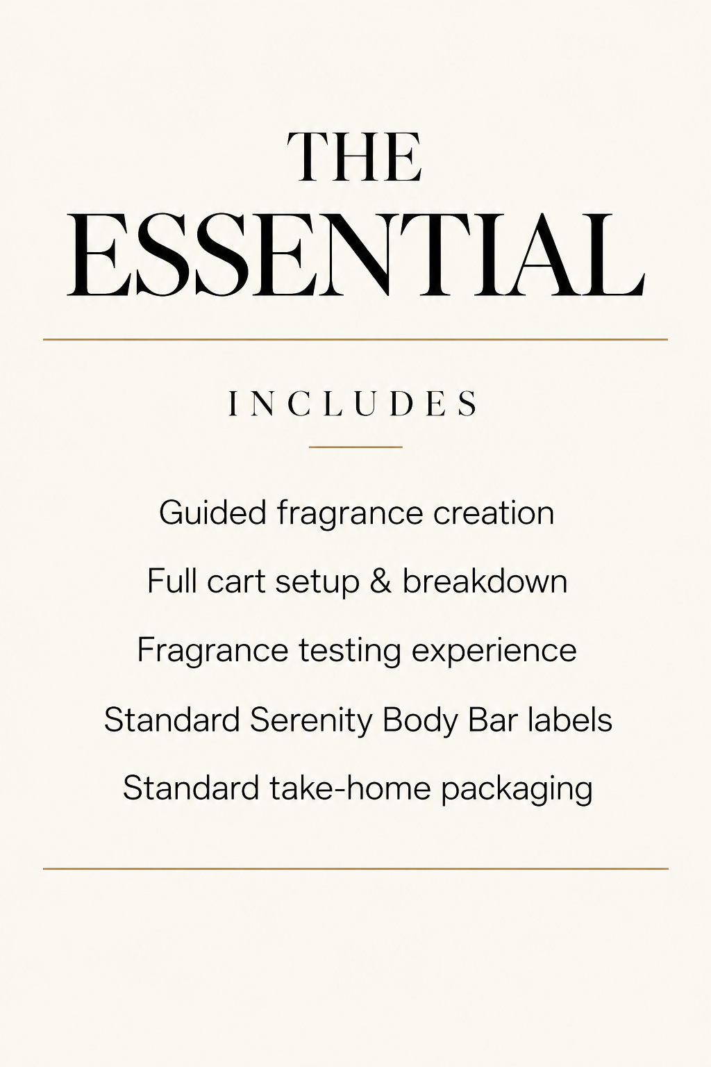 CUSTOM FRAGRANCE  EXPERIENCE